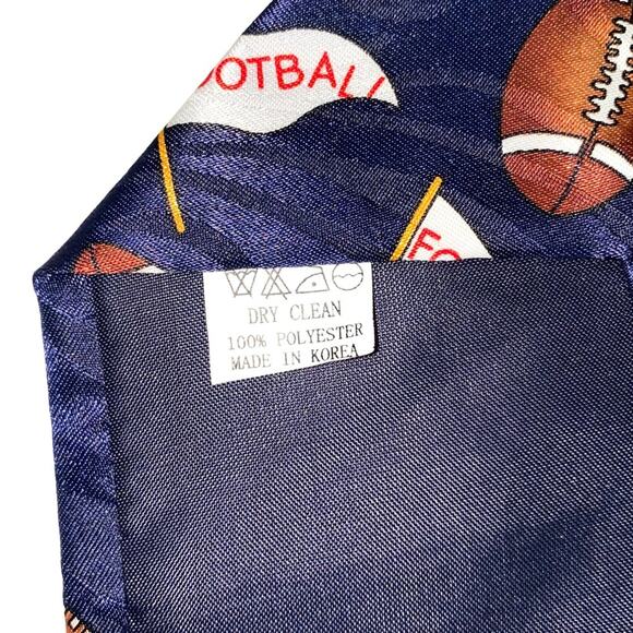 Steven Harris Hand Made Football Theme Tie - Picture 8 of 10